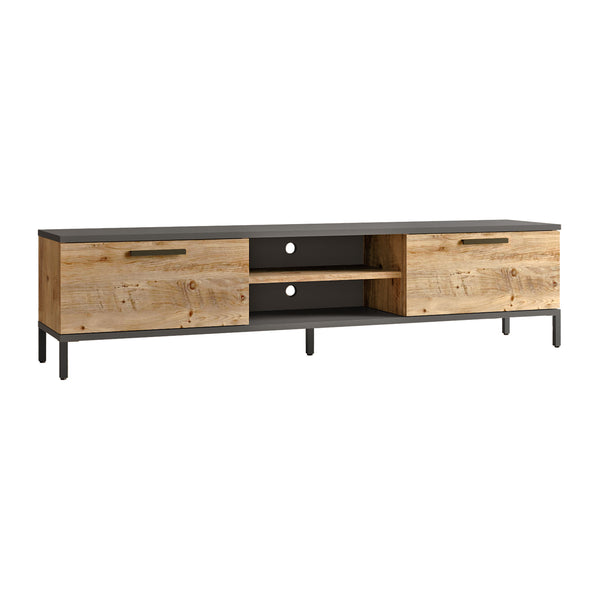 Meuble TV Lempäälä à 2 portes 39 x 160 x 35 cm [en.casa]