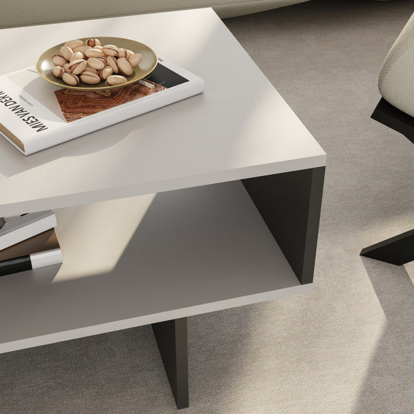 Couchtisch Mjölby 36.4x80x45 cm in versch. Farben [en.casa]