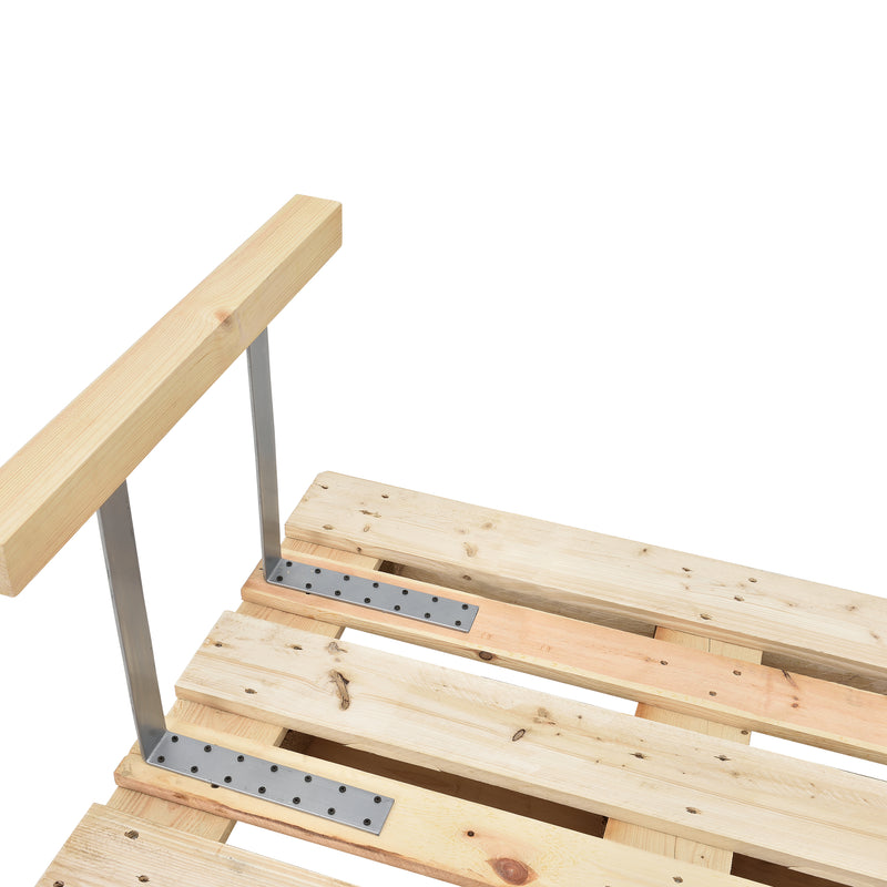 Schizzo in scala Cuscino per Mobili Pallet Bancali EPAL Divano Panca da Giardino [en.casa]