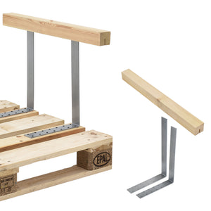 Cuscino per Mobili Pallet Bancali EPAL Divano Panca da Giardino [en.casa]