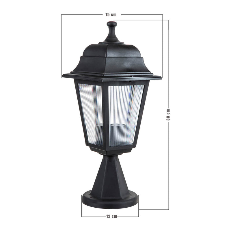 Schizzo in scala Lampada da Esterno 'Ipswich' Lanterna con Protezione IP44 Impermeabile - Vari colori [lux.pro]