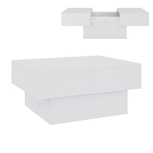 Table basse extensible Lens 80 x 60 x 36 cm [en.casa] 