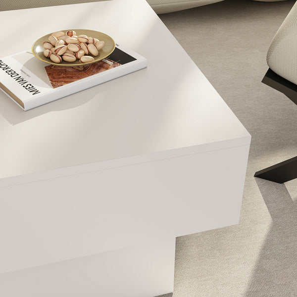 Table basse extensible Lens 80 x 60 x 36 cm [en.casa] 