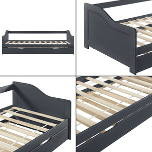 Tandembett 90x200 cm mit Lattenrost [en.casa]