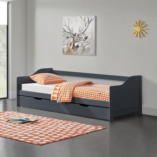 Tandembett 90x200 cm mit 2 Matratzen en.casa