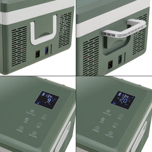 Frigorifero Portatile Elettrico Arnesano per Auto e Casa - Army Green in.tec