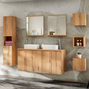 Mensola da Parete NEWPORT con Scomparto Aperto 27x25x21 cm [en.casa]