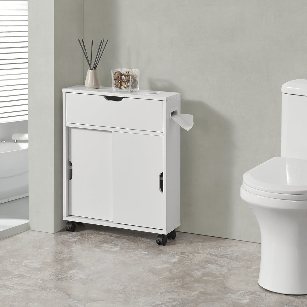 Armadio da bagno Kempele armadio a nicchia 67x52x17 cm vari colori [en.casa] - premiumXL