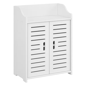 Armadietto da Bagno a Terra con 2 Ante e Ripiani 62 x 45 x 25 cm Mobiletto Armadio da Bagno con Sportelli di Design - Vari Colori