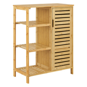 Armoire de salle de bain Vetlanda bambou 87x66x33 cm [en.casa] - premiumXL