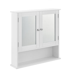 Armadio da bagno Locust 58x56x13 cm bianco [en.casa] - premiumXL