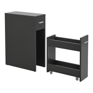 Badezimmerschrank Kauhajoki 61x20x45cm in versch. Farben [en.casa]