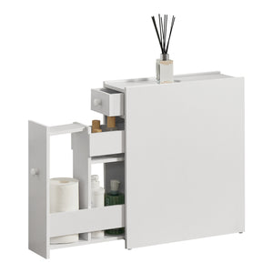 Meuble bas de salle de bain Kihniö à 2 tiroirs [en.casa]