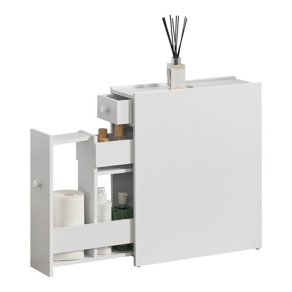 Meuble bas de salle de bain Kihniö à 2 tiroirs [en.casa]
