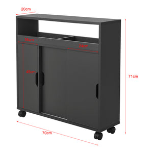 Badezimmerschrank Lumijoki 71x70x20cm in versch. Farben [en.casa]