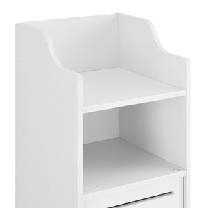 Badezimmerschrank Mora 135x32x32 cm WPC en.casa