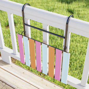 Tavolino da Ringhiera Petäjävesi Tavolino Appeso da Balcone Piano Regolabile - Vari Colori [en.casa]
