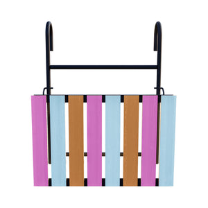 Tavolino da Ringhiera Petäjävesi Tavolino Appeso da Balcone Piano Regolabile - Vari Colori [en.casa]