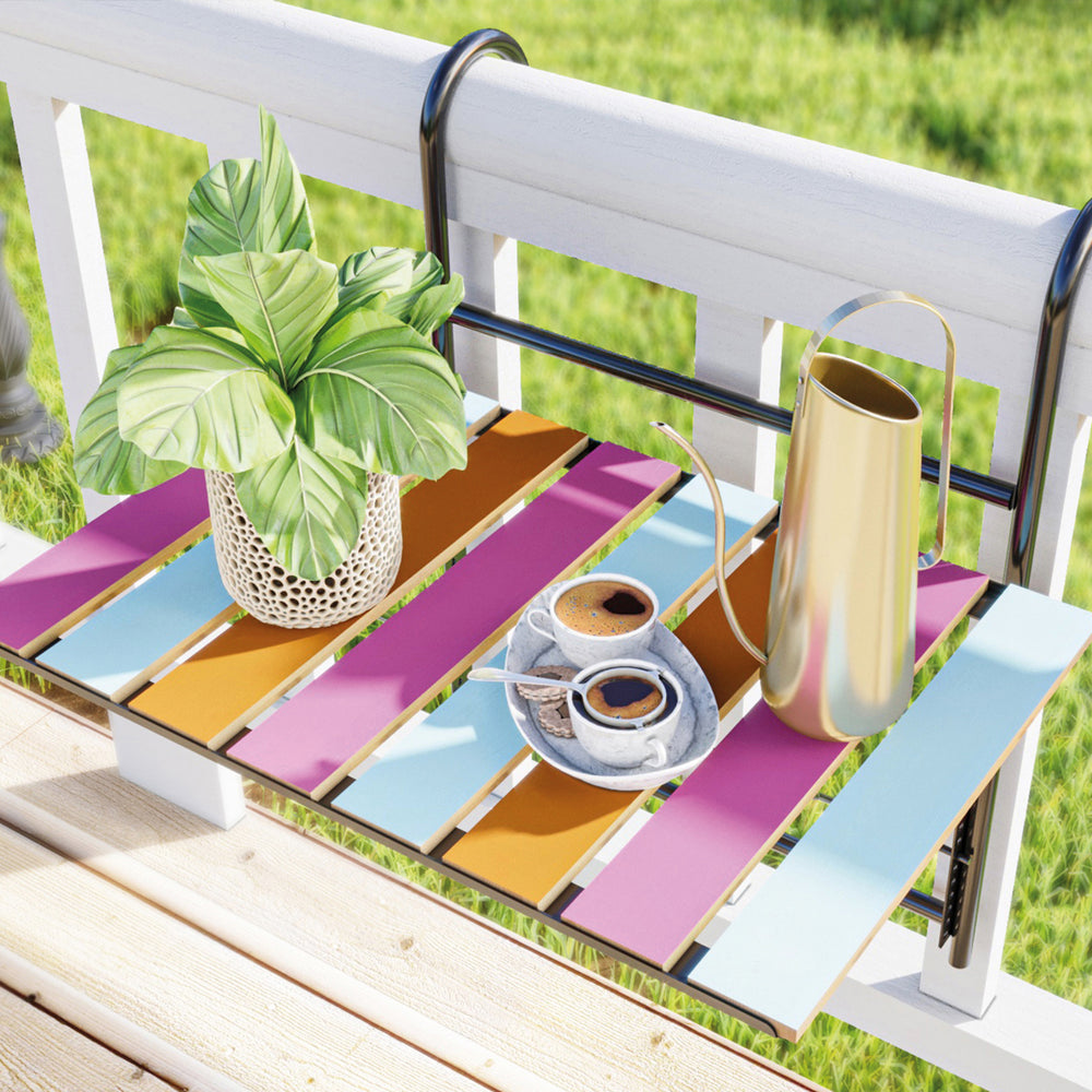 Table suspendue de balcon Petäjävesi [en.casa] - premiumXL