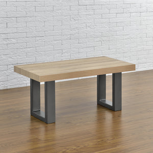 Set de 2 pieds de table Makers Rectangulaire Plusieurs tailles et couleurs [en.casa] 