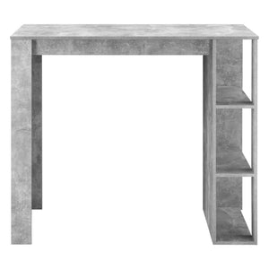 Bartisch Danderyd 120x60x106 cm mit 3 Ablagefächern [en.casa]
