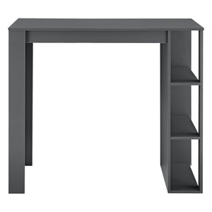 Bartisch Danderyd 120x60x106 cm mit 3 Ablagefächern [en.casa]