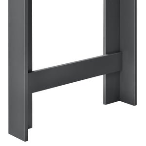 Bartisch Danderyd 120x60x106 cm mit 3 Ablagefächern [en.casa]