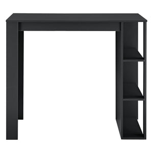 Bartisch Danderyd 120x60x106 cm mit 3 Ablagefächern [en.casa]