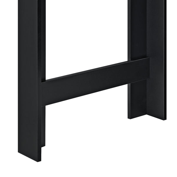 Bartisch Danderyd 120x60x106 cm mit 3 Ablagefächern [en.casa]