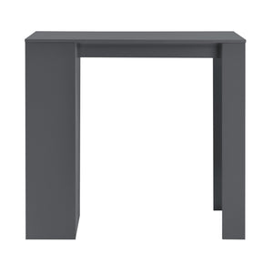 Bancone Tavolo Alto da Bar Kouvola con 3 Scomparti Aperti 110x50x103 cm - Vari Colori [en.casa]