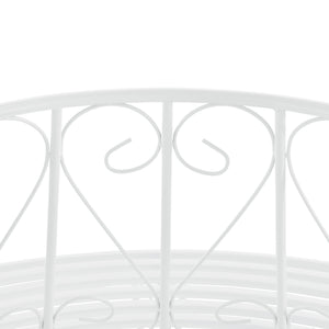 Banc de Jardin Sorrent Rond pour Arbre 160 x 84 cm Acier couleurs différentes [en.casa]