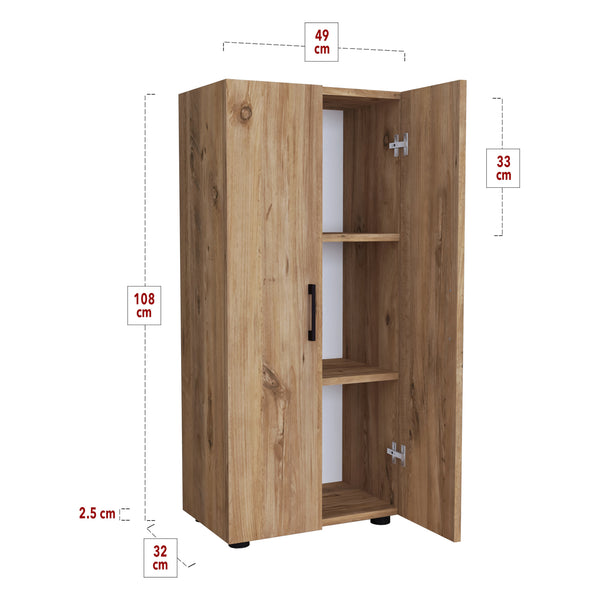 Armoire à 2 portes Åsnes [en.casa]