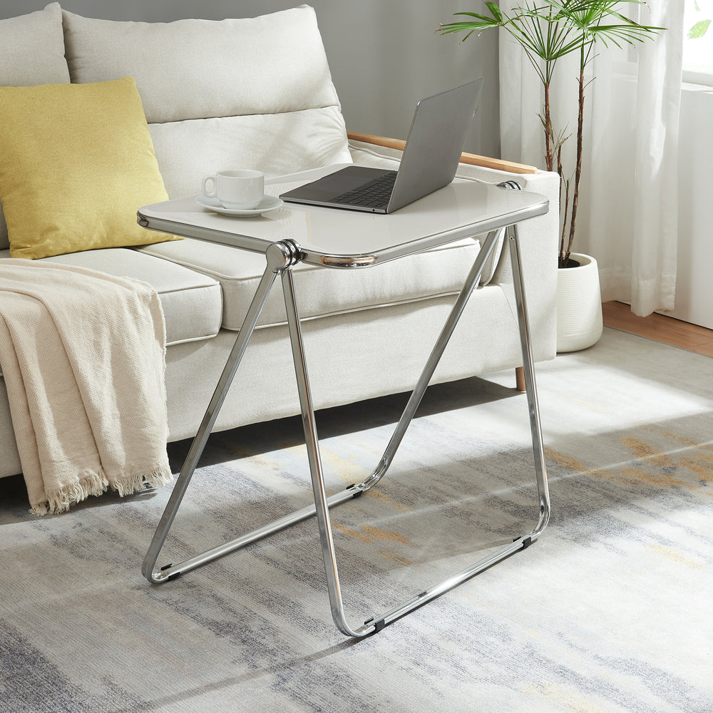 Table d'appoint pliable Alerhavn 70 x 49 x 68 cm [en.casa] 