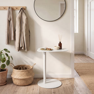 Tavolino Laterale Nastätten in Metallo - [en.casa]
