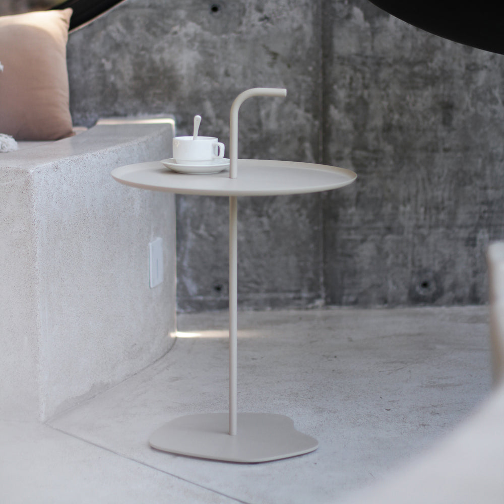 Outdoor-Metalltisch Calimera 56,5 x Ø 38 cm [casa.pro]