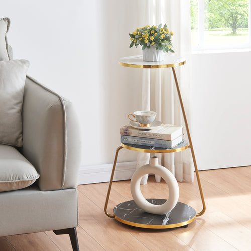 Tavolino Sipoo 74x46x37cm in diversi colori [en.casa] - premiumXL