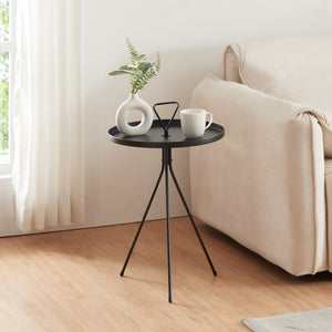 Table d’appoint Odal métal noir [en.casa] - premiumXL