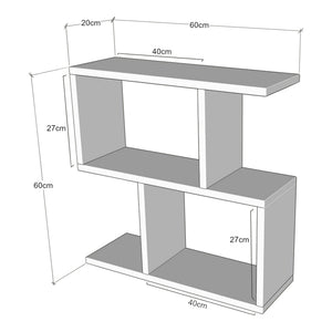 Tavolino a Consolle da Divano Bærum 60 x 20 x 60 cm - Vari Colori [en.casa]