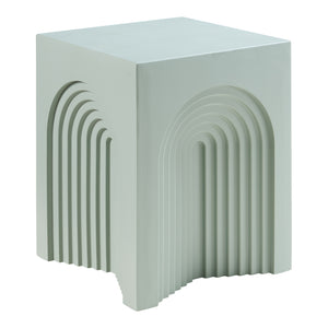 Tavolino Cubo Elverumn con Design Arcuato [en.casa]