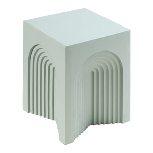 Tavolino Cubo Elverumn con Design Arcuato [en.casa]