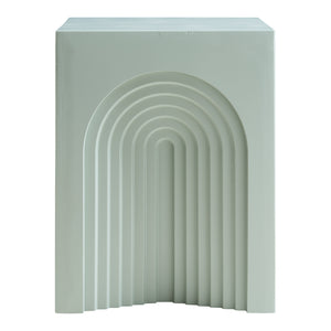 Tavolino Cubo Elverumn con Design Arcuato [en.casa]