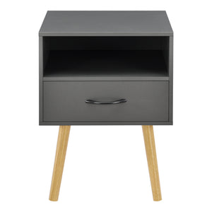 Table de Chevet Gävle avec tiroir 57 x 42 x 40 cm Plusieurs couleurs [en.casa]