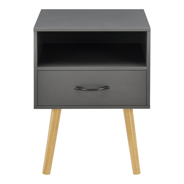 Table de Chevet Gävle avec tiroir 57 x 42 x 40 cm Plusieurs couleurs [en.casa]