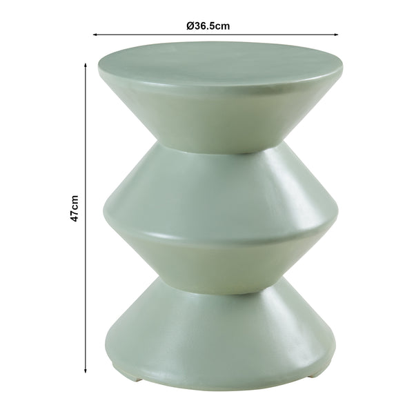 Table d'appoint Kyppeslo 47 x 37 cm [en.casa] 