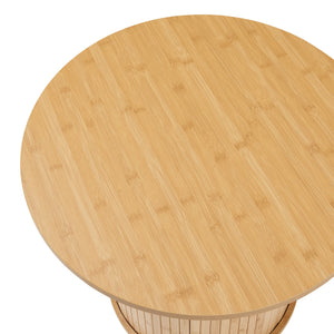 Table d’appoint Ledepid bambou naturel [en.casa]