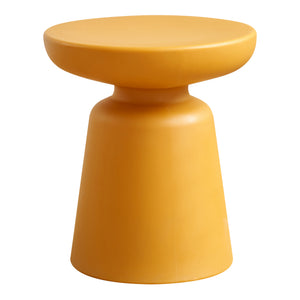 Tavolino da Caffè Posio Piano Rotondo e Base a Campanello 44 x Ø40 cm [en.casa] 