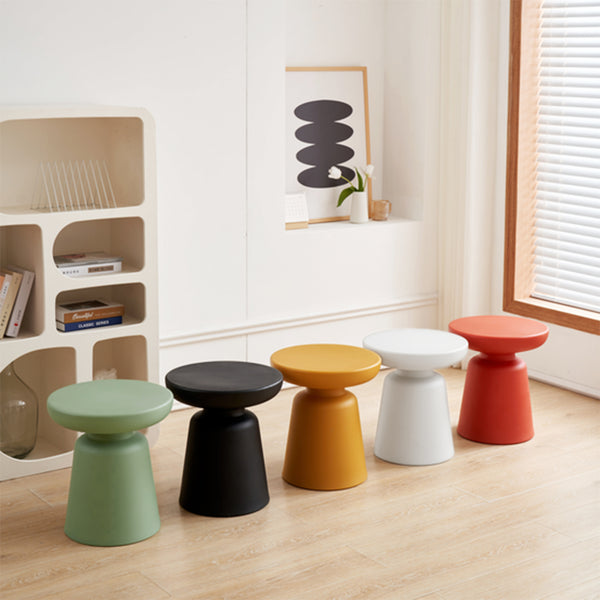 Tavolino da Caffè Posio Piano Rotondo e Base a Campanello 44 x Ø40 cm [en.casa] 