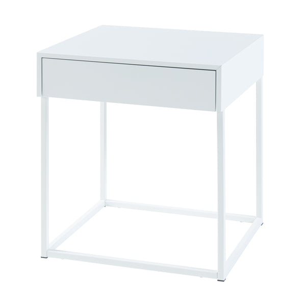 Comodino Rautjärvi in Acciaio con Cassetto - Vari Colori [en.casa] 