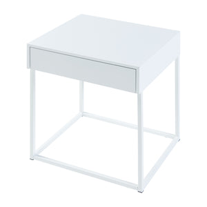 Comodino Rautjärvi in Acciaio con Cassetto - Vari Colori [en.casa] 