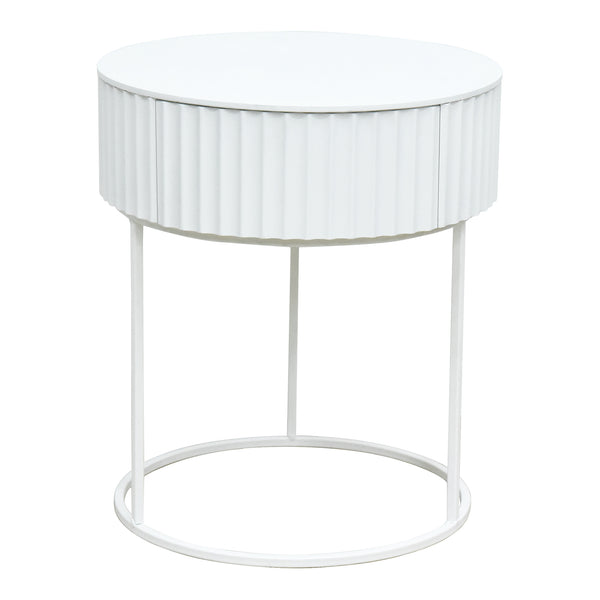 Table d’appoint Rill avec tiroir 46 x 40 cm [en.casa]